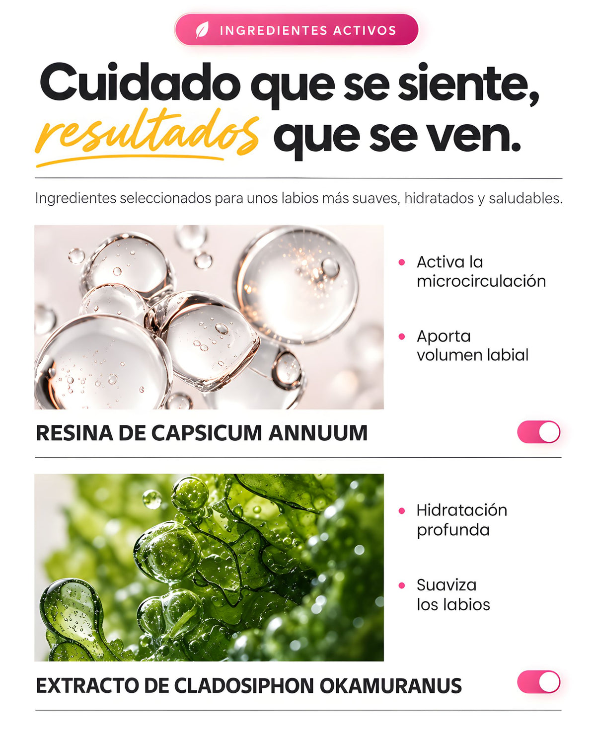 Sérum Labial Voluminizador e Hidratante